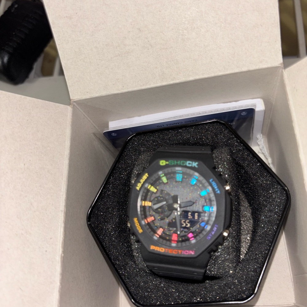 G-Shock Galaxy Black Rainbow Watch